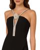 Liv Foster Liv Foster Embellished Twill Halter Midi Dress - 2