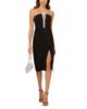 Liv Foster Liv Foster Embellished Twill Halter Midi Dress - 3