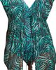 Live Unlimited Live Unlimited Abstract Drawstring Shoulder Kimono - 4