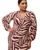 Live Unlimited Live Unlimited Animal Stripe Long Sleeve Dress - 2