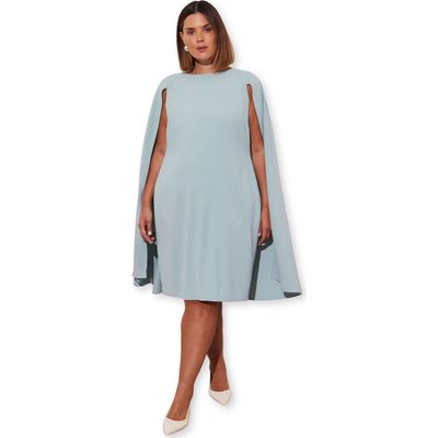 Live Unlimited Live Unlimited Cape Knee Length Dress