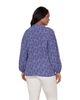 Live Unlimited Live Unlimited Ditsy Shirred Raglan Sleeve Blouse - 3