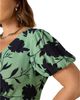 Live Unlimited Live Unlimited Floral Print Puff Sleeve Midi Dress - 3