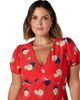 Live Unlimited Live Unlimited Floral Puff Sleeve Midi Dress - 4