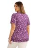 Live Unlimited Live Unlimited Jersey Flutter Sleeve V-Neck T-Shirt - 3