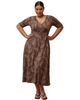 Live Unlimited Live Unlimited Leopard Print Wrap Dress - 2
