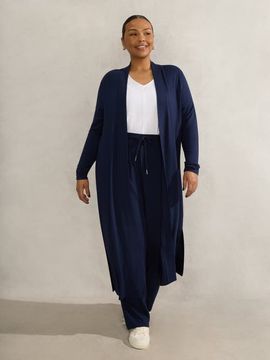 Live Unlimited Live Unlimited Lightweight Supersoft Maxi Cardigan