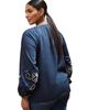 Live Unlimited Live Unlimited Long Sleeve Embroidered Blouse - 2