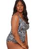 Live Unlimited Live Unlimited Mono Animal Print Swimsuit - 2