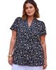 Live Unlimited Live Unlimited Print Nehru Collar Top - 3