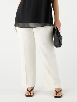 Live Unlimited Live Unlimited Straight Crepe Pants