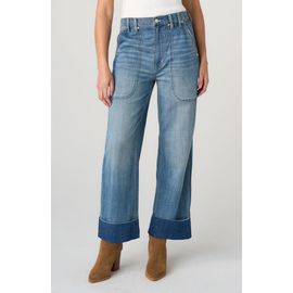 Liverpool Liverpool High Waist Crop Straight Leg Utility Pants