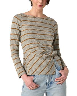 Liverpool Los Angeles Liverpool Los Angeles Boat Neck Twist Front Top