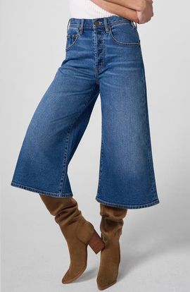 Liverpool Los Angeles Liverpool Los Angeles Claire High Waist Crop Wide Leg Jeans