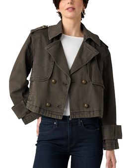 Liverpool Los Angeles Liverpool Los Angeles Cropped Denim Trench Coat
