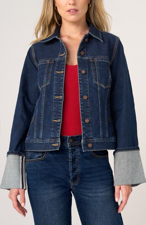 Liverpool Los Angeles Liverpool Los Angeles Cuffed Selvedge Denim Trucker Jacket