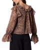 Liverpool Los Angeles Liverpool Los Angeles Double Ruffle V Neck Blouse - 2