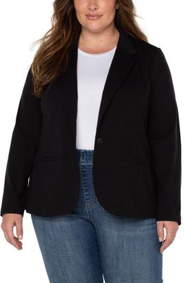 Liverpool Los Angeles Liverpool Los Angeles Fitted One-Button Blazer
