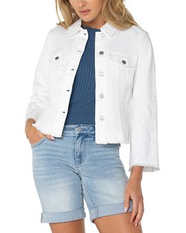 Liverpool Los Angeles Liverpool Los Angeles Frayed Denim Jacket