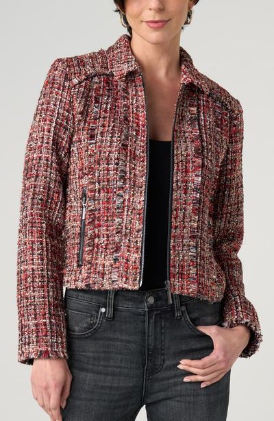Liverpool Los Angeles Liverpool Los Angeles Fringe Tweed Zip Jacket