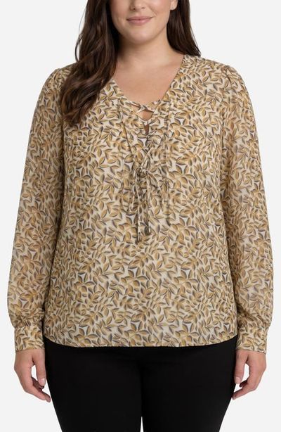Liverpool Los Angeles Liverpool Los Angeles Front Lace-Up Top