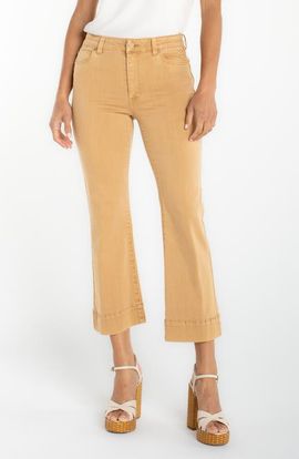 Liverpool Los Angeles Liverpool Los Angeles Hannah Crop Flare Jeans