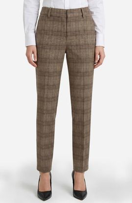 Liverpool Los Angeles Liverpool Los Angeles Kelsey Plaid Tapered Leg Pants