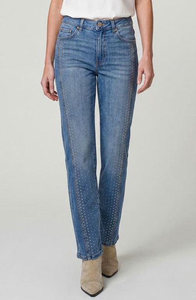 Liverpool Los Angeles Liverpool Los Angeles Kennedy Stud Ankle Straight Leg Jeans