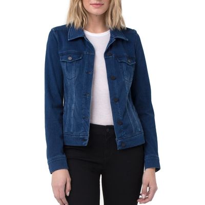 Liverpool Los Angeles Liverpool Los Angeles Liverpool Knit Denim Jacket