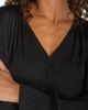 Liverpool Los Angeles Liverpool Los Angeles Long Sleeve Button Front Woven Top with Smocking - 3