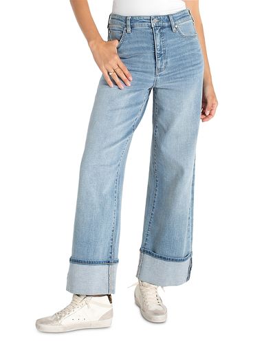 Liverpool Los Angeles Liverpool Los Angeles Morgan High Rise Cuffed Wide Jeans in Rincon Beach