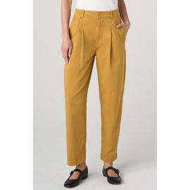 Liverpool Los Angeles Liverpool Los Angeles Pleated Cotton Blend Pants