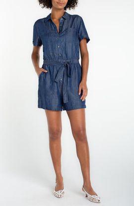 Liverpool Los Angeles Liverpool Los Angeles Short Sleeve Romper