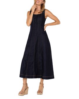 Liverpool Los Angeles Liverpool Los Angeles Smocked Back Midi Dress