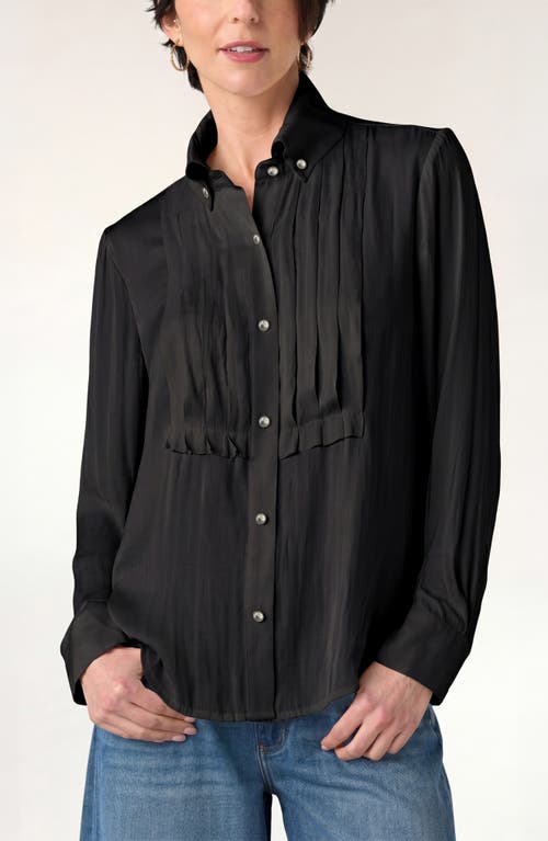 Liverpool Los Angeles Liverpool Los Angeles Tuxedo Pleated Button Front Shirt