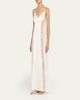 Livy Amy Lace-Inset Silk Satin Maxi Babydoll - 4