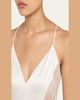 Livy Amy Lace-Inset Silk Satin Maxi Babydoll - 5