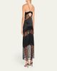 Livy Sully Floral Lace & Silk Satin Maxi Dress - 3