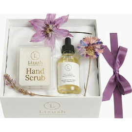 Lizush Lizush Hand Care Ritual Set Nail and Cuticle Oil Exfoliating Hand Scrub