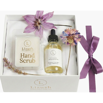 Lizush Lizush Hand Care Ritual Set Nail and Cuticle Oil Exfoliating Hand Scrub