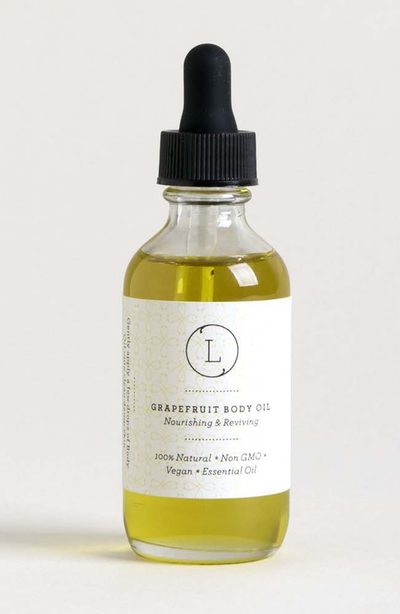 Lizush Lizush Natural Body Oil, Grapefruit Moisturizing Body Oil