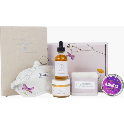 Lizush Lizush Pampering Mother's Day Gift Box- Handmade Natural Skincare & Spa Kit