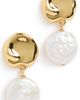 Lizzie Fortunato Lizzie Fortunato Coin Reflection Earrings Gold One - 1
