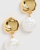 Lizzie Fortunato Lizzie Fortunato Coin Reflection Earrings Gold One - 2