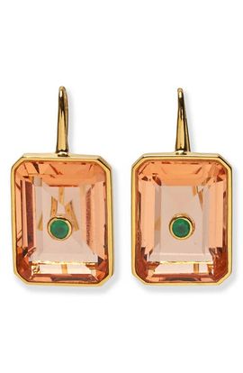 Lizzie Fortunato Lizzie Fortunato Emerald Cut Tile Earrings