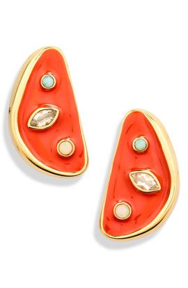 Lizzie Fortunato Lizzie Fortunato Isola Melon Stud Earrings