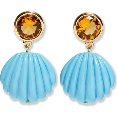 Lizzie Fortunato Lizzie Fortunato Kai Shell Drop Earrings
