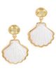 Lizzie Fortunato Lizzie Fortunato Luna Shell Earrings White One - 1