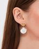 Lizzie Fortunato Lizzie Fortunato Luna Shell Earrings White One - 3