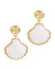Lizzie Fortunato Lizzie Fortunato Luna Shell Earrings White One - 5